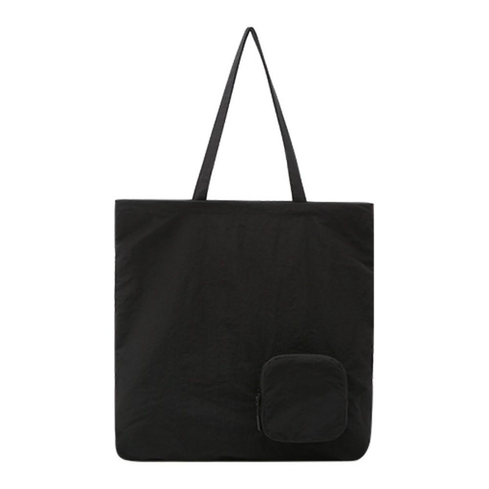 Portable Travel Storage Handbag Washable Foldable Tote Bag Nylon Shoulder Bag  Moving