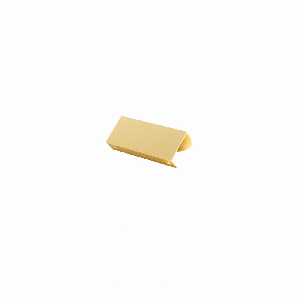 Ua01 Loft Semicircle Edge Furniture Handle Brushed Gold Ua01 Loft Semicircle Edge Furniture Handle Brushed Gold 11.6cm