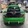Porsche 911 992 Carbon Fiber Rear Spoiler with Techart Style Double Layer Wing (19+)
