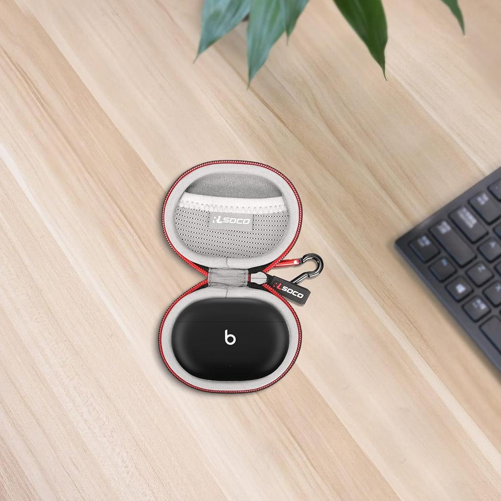 RLSOCO Case for Beats Studio Buds/Studio Buds+ True Wireless Noise Cancelling Earbuds (Black)
