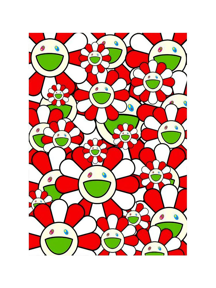 Abstract Colorful Smile Sunflowers Cartoon Posters Prints Canvas Painting Kawaii Pop Art For Kid Bedroom Home Decor Cuadros