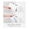 Yamazaki Jitsugyo [Gypsum board tweezers and wood screws that make holes less noticeable] Wall hidden toilet wall storage Compatible with gypsum