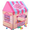 Детская игровая палатка для игр в помещении и на улице с подъемной дверью и окнами, десерт