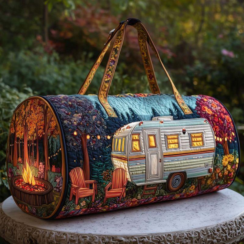 Station Bus Series Travel Bag Fashion Printed Ladies Yoga Bag Handbag