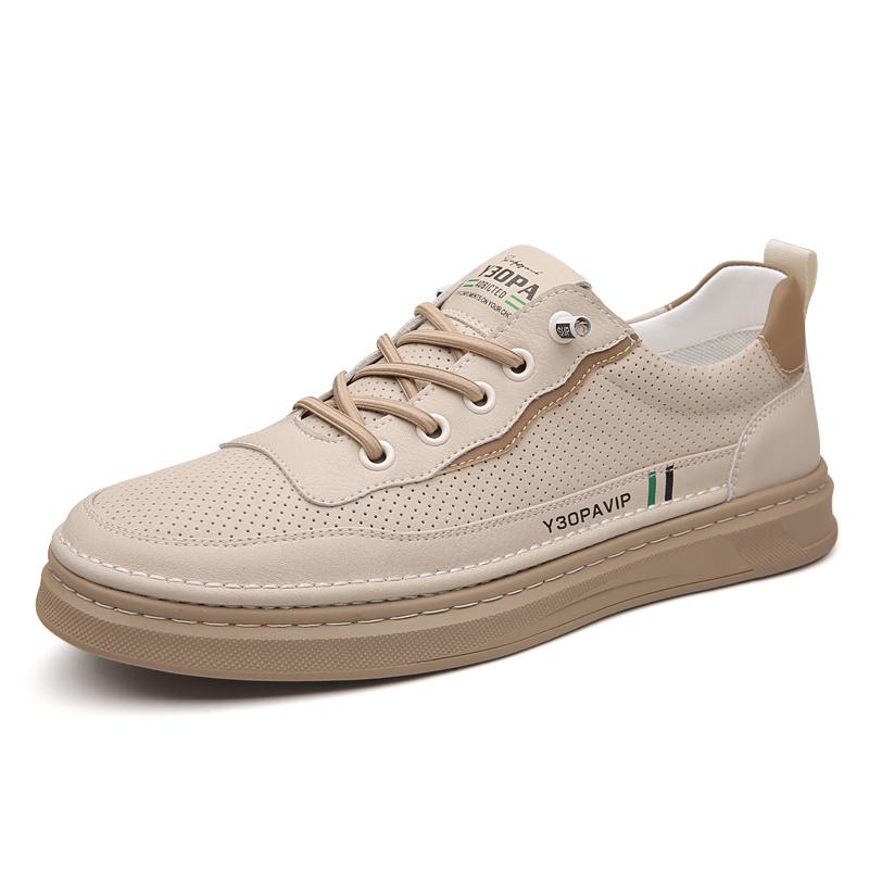 High Quality Men Hollow Out Vulcanized Shoe Fashion Sneakers Shoe Tennis Skateboarding Walking Shoes Comfy All-Match Casual Shoe