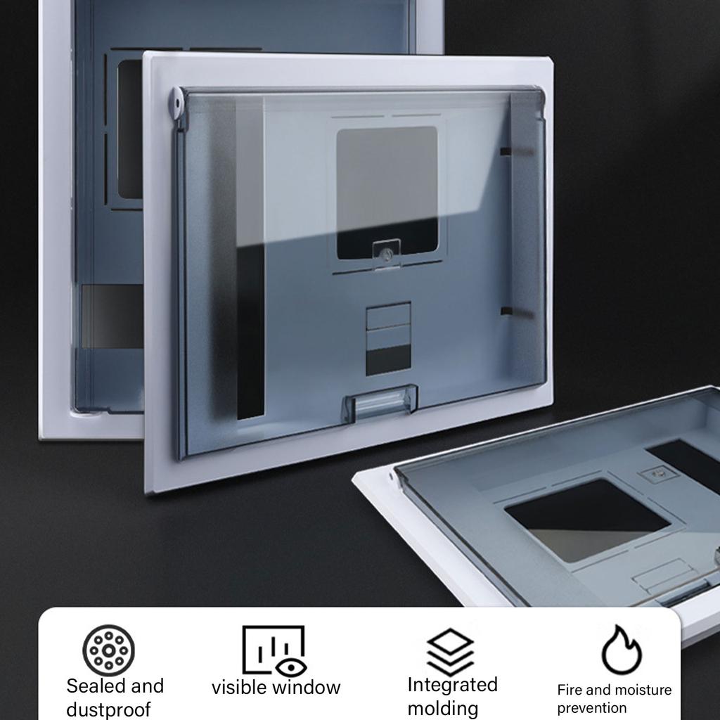 Electric Meter Cover Plate Electric Meter Base Cover Easy Install Electric Meter Housing Cover for Home & Commercial