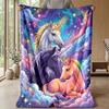 Teddy with Roses and Hearts Theme blanket Lightweight Warm Flannel Blanket Decorative Throw Blanket for Home Decoration