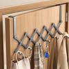 Scalable Hook Behind The Door No Punching Required Coat Hook Carbon Steel Waterproof Shelf Wear-resisting Bedroom Storage Rack