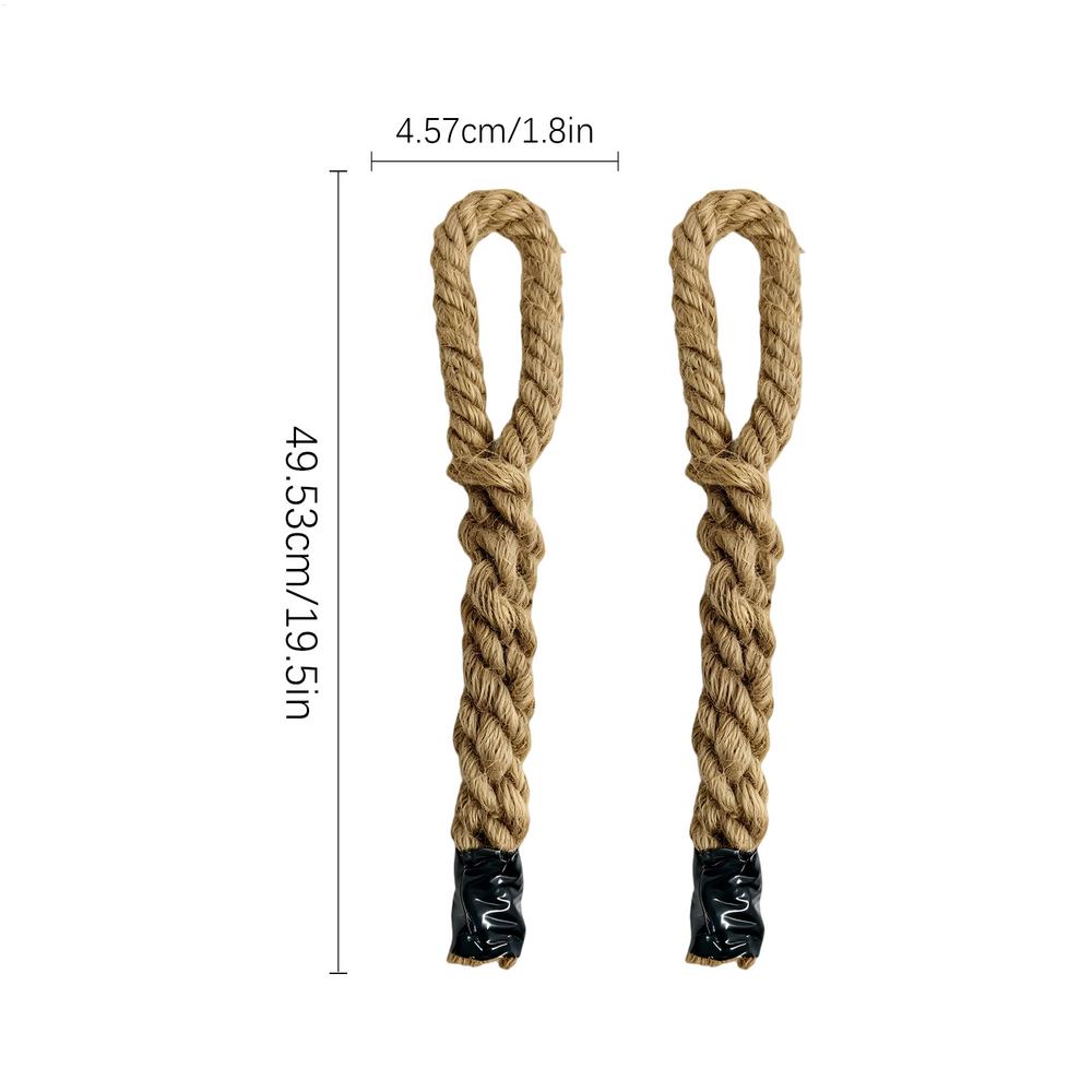 2Pcs Heavy Duty Pull Up Rope Grips Reusable Arm Strength Training Tool Comfort Grip Pull-Up Assist Trainer Build Back Arm Muscle