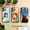 Anime Apothecary Diaries Maomao Phone Case For iPhone 17 16 15 14 13 12 Pro Max Plus for Mirror Wireless Magnetic Cover