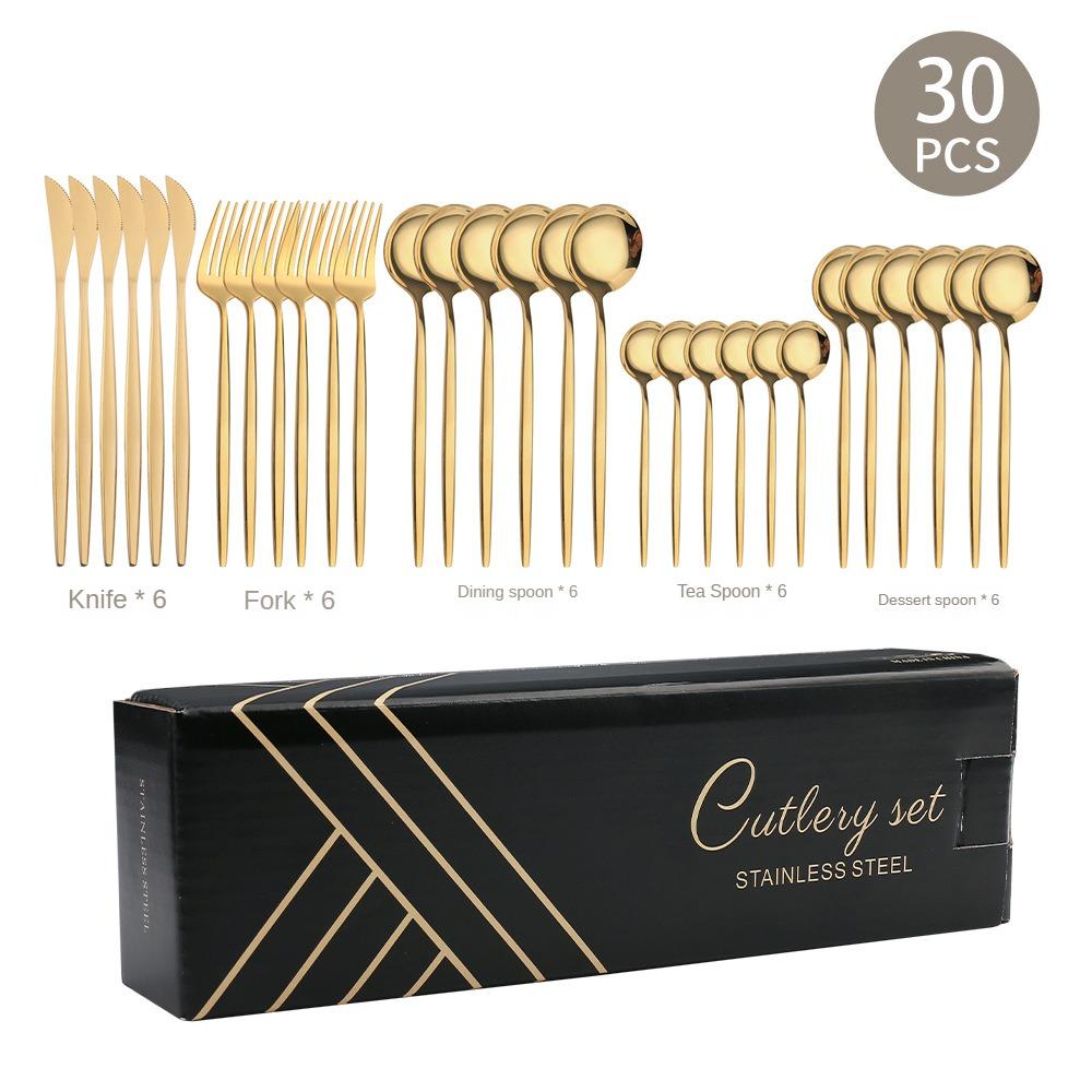 HANYANG 410 Посуда из нержавеющей стали. Товары для семейного отеля. Набор ножей, вилок и ложек для стейка. Посуда в западном стиле.