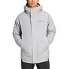 Adidas Xploric Series 3-In-1 Inner Jacket Outdoor Windproof Waterproof Down Insulation Men Jacket Gray IX7936