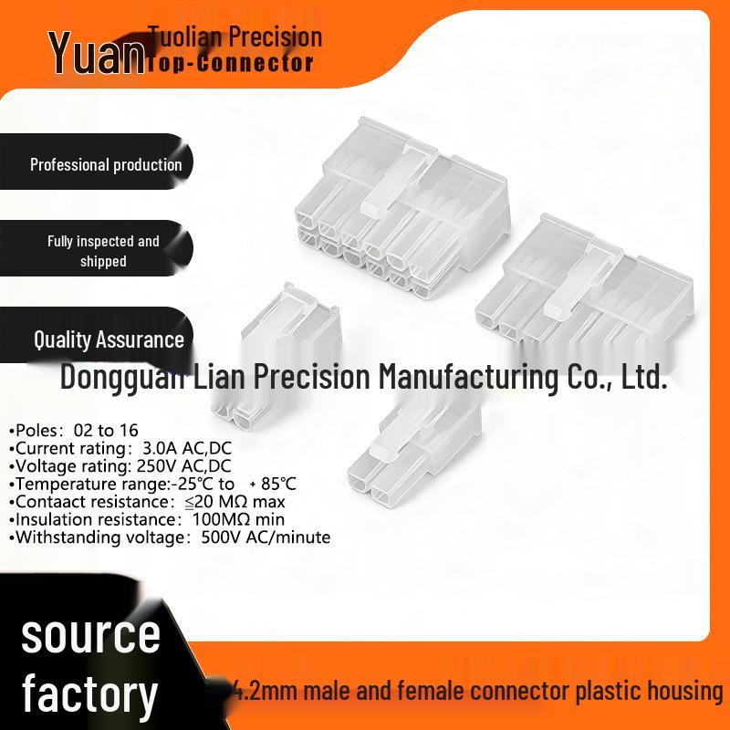 4.2 Male/Female Connector Plastic Housing, Terminal Block, Y R Seat Interface