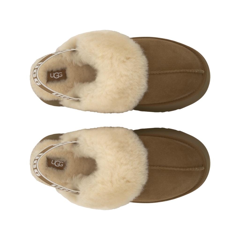 UGG Funkette Slipper Chestnut женские кроссовки коричневые 1113474-CHE