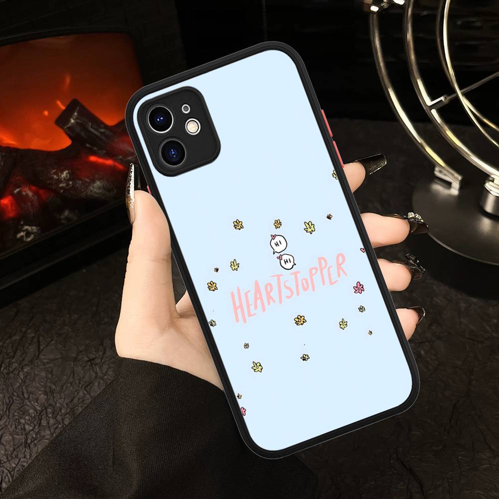 New Heartstopper Anime For IPhone 16 13 15 11 12 14 Pro Max 15 16 Plus X XS MAX Matte Phone Cover