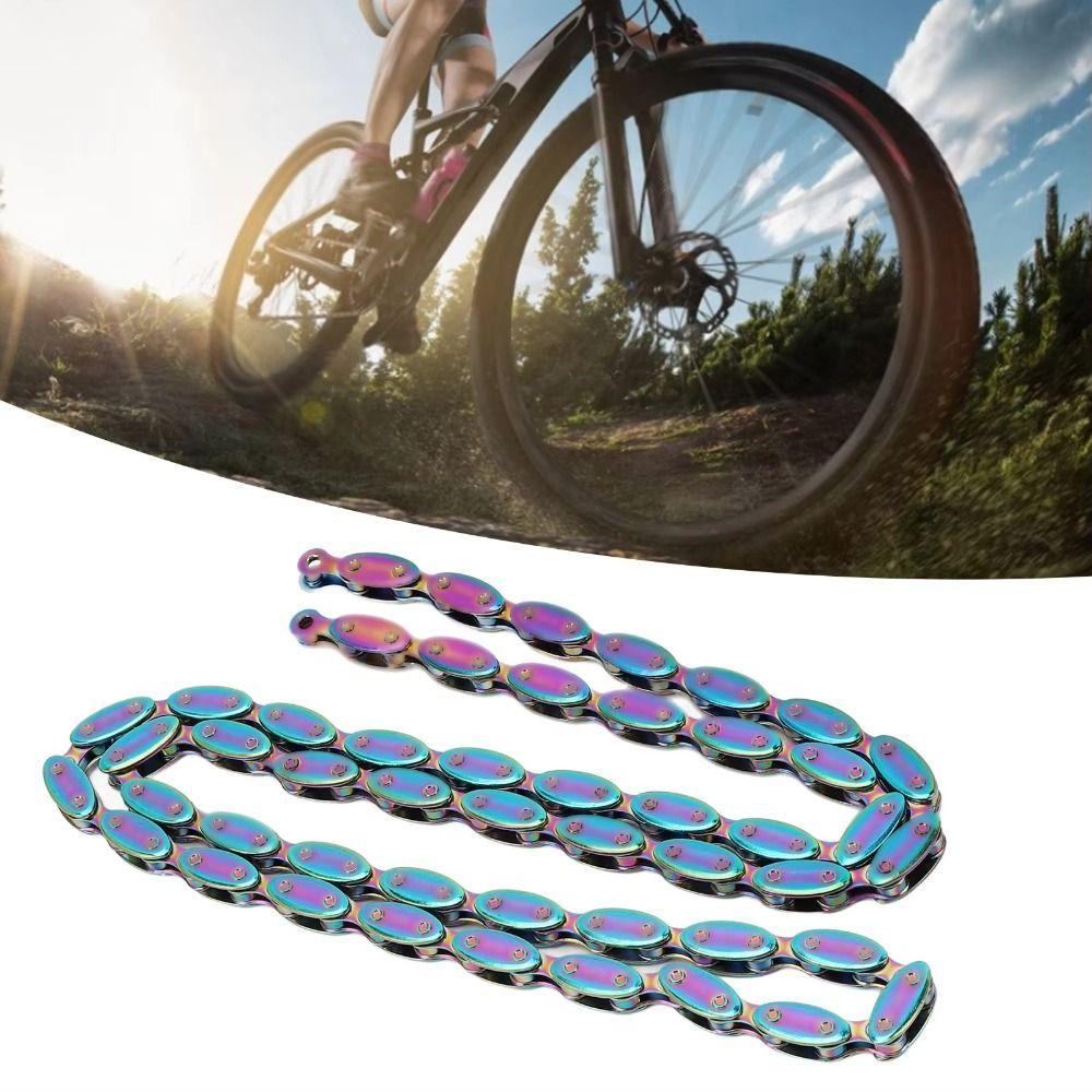 Fixed Gear Bicycle Olive Chain 100 Link Single Speed Chain Ride Accessories Bicycle Chain BMX Bike