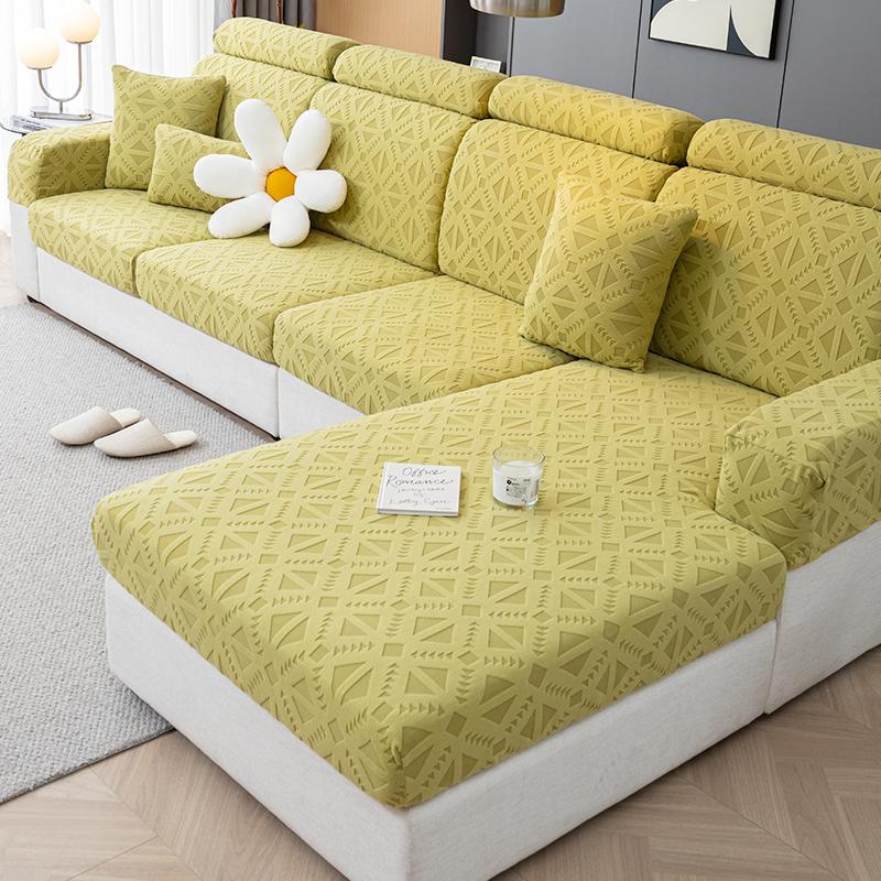 Жаккардовый бархатный эластичный чехол для дивана, универсальный универсальный чехол, универсальный чехол для дивана, не царапающий новый диван