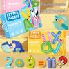 Magnetic Alphabet & Animal Puzzle Board with Numbers and Vehicles for Kids