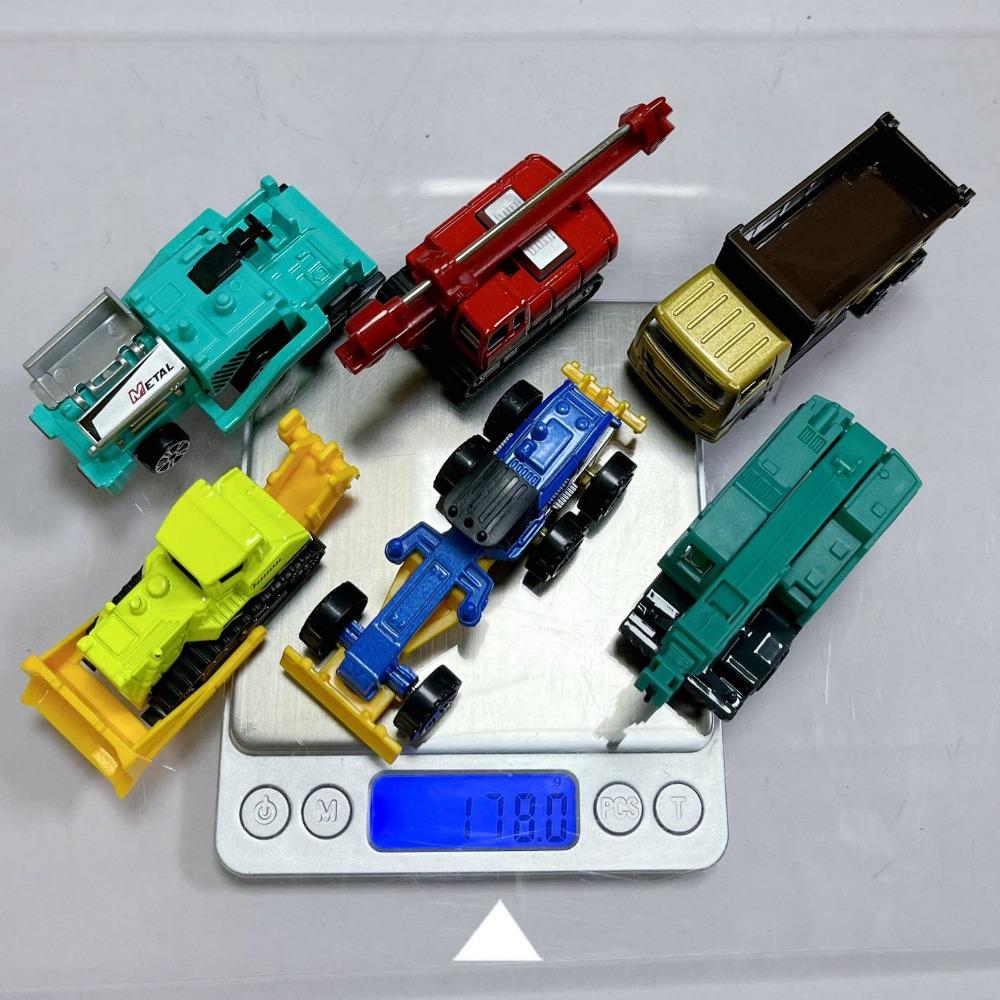 4/6pcs Mini Alloy Engineering Truck Loader 1:64 Simulation Metal Car Model Toy  Sliding Boy Gift
