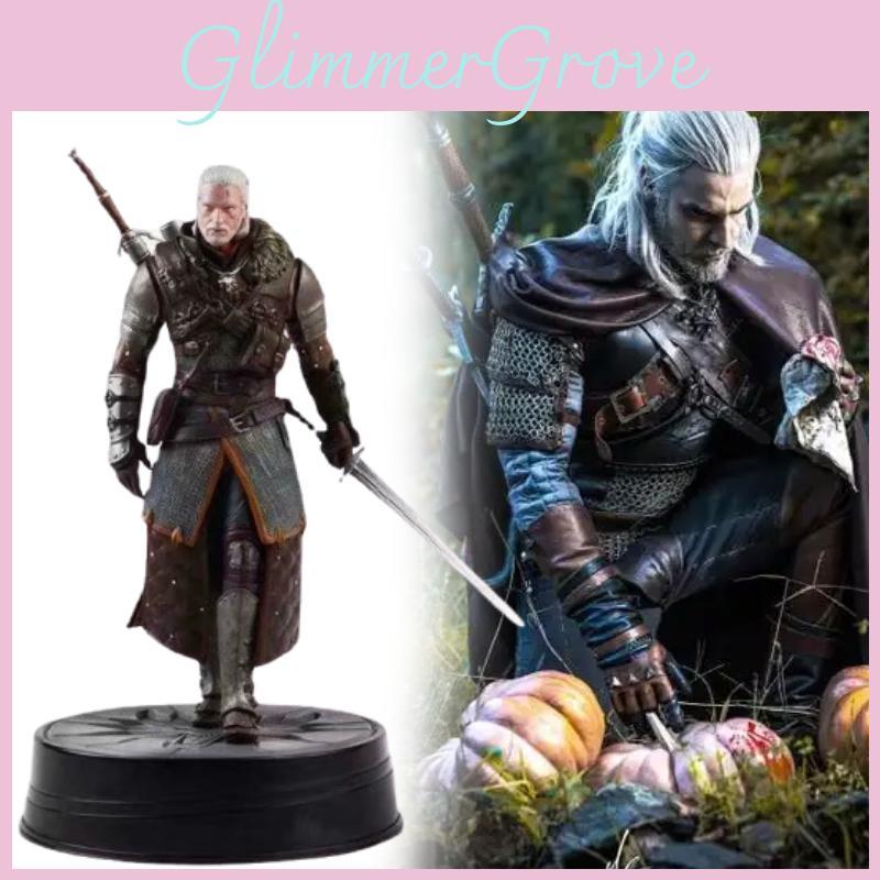 3 Хант Дикий Геральт Фигурка Модель Игрушка Пластиковая Декорация Кукла