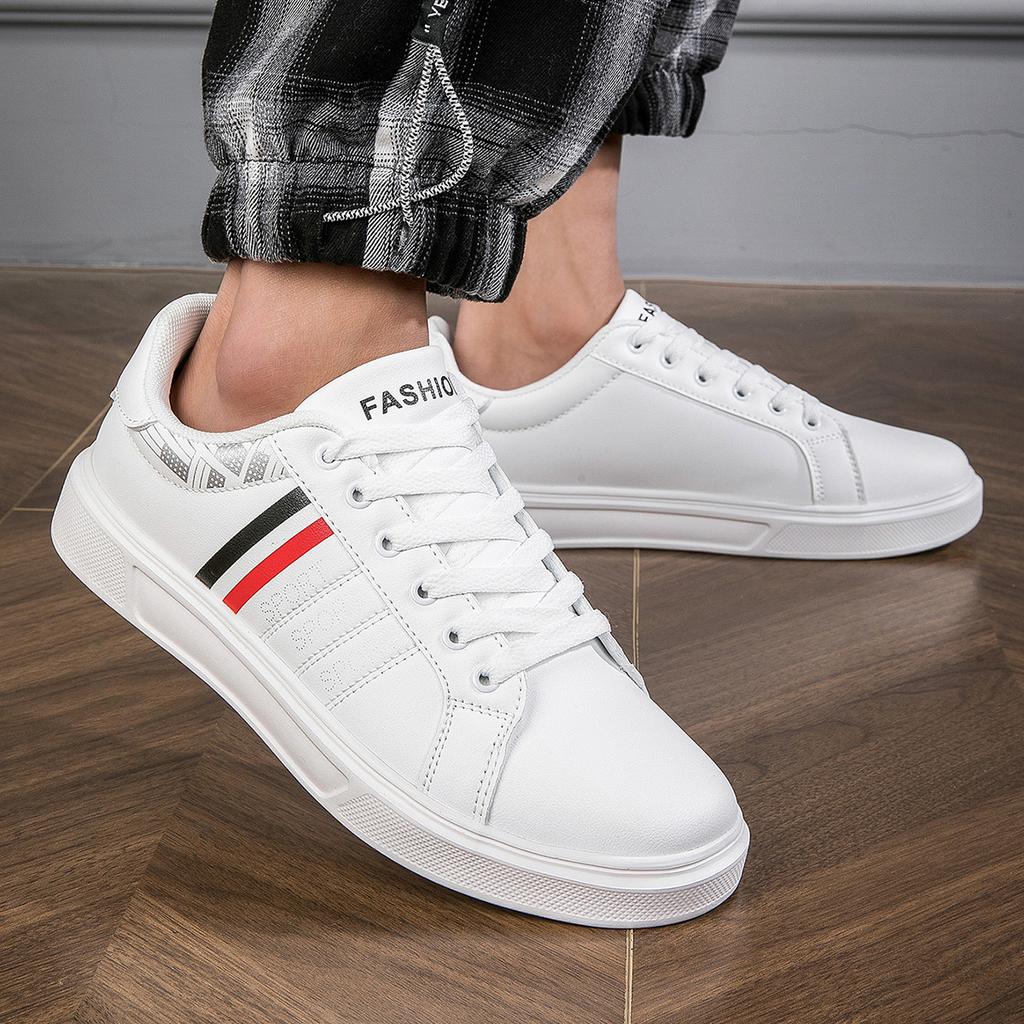 Мужские кроссовки белые повседневные туфли весна осень нескользящие пара легкие водонепроницаемые скейтборд обувь мужские Chaussure Hommes
