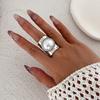 Exaggerated Irregular Wide Ring For Women, Adjustable Geometric Ring, Elegant Jewelry, Women'S Ring Accessories