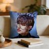 Kpop Hot AAteezS Cushion Cover Short plush pillowcase for bed sofa carwashable