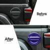 Fuel Door Tank Filler Lid Gas Cap Cover Trim For Jeep Wrangler JL 2018+ Purple