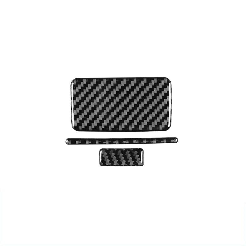 Car Styling Auto Central Control Storage Panel Decoration Sticker For Nissan 350z Z33 2006-2009 Carbon Fiber Trim Accessories