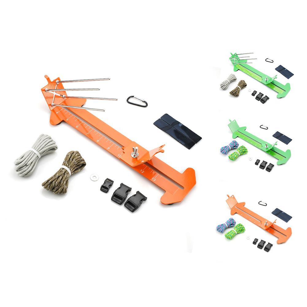 Jig Paracord Jig Bracelet Maker Paracord Tool Kit Adjustable Metal Weaving Bracelet Maker Paracord Tool Kit DIY Craft