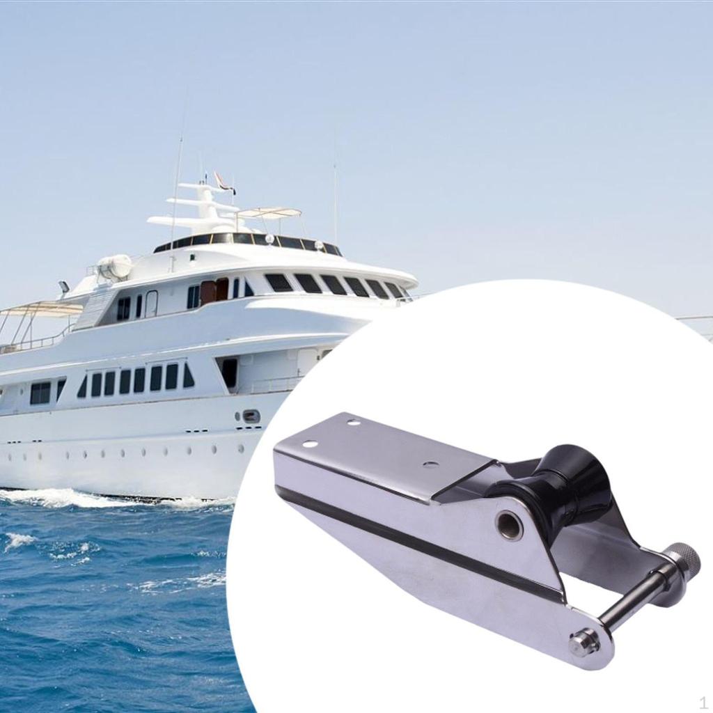 Boat Bow Anchor Roller Fixed Bracket Easily Install Support Mount Marine Yacht