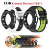 22 мм силиконовый ремешок для часов QuickFit с защитным чехлом для смарт-часов Garmin Descent G2/G1