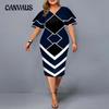 Summer Women's Dress Digital Printed Plus Size Dresses