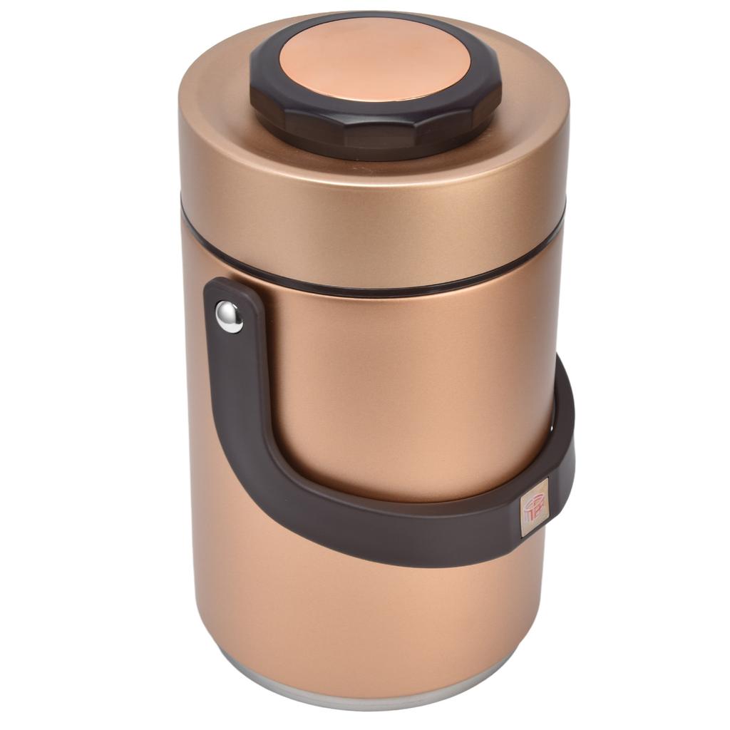 Изолированные контейнеры для обеда из нержавеющей стали 304 с двойным вакуумным отделением, емкостью 2300 мл, 3