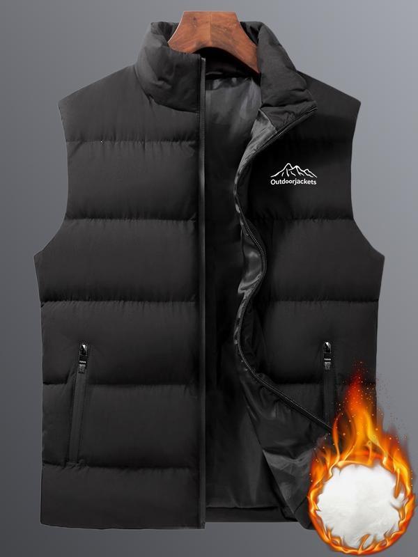 L 33081 Winter Stand Collar Vest Men
