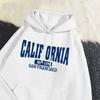 Осень-зима женские толстовки с капюшоном California Est 1776 San Francisco Printed Sweatshirt Warm Fleece Comfort Pullover Casual Tops