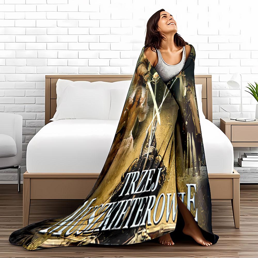 Four Musketeers Adventure Blanket for all seasons blanket lunch break throw gift