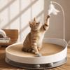 Wear Resistant Cat Scratch Board Round Cat Turntable Toy Teasing Cat Stick  Indoor Play