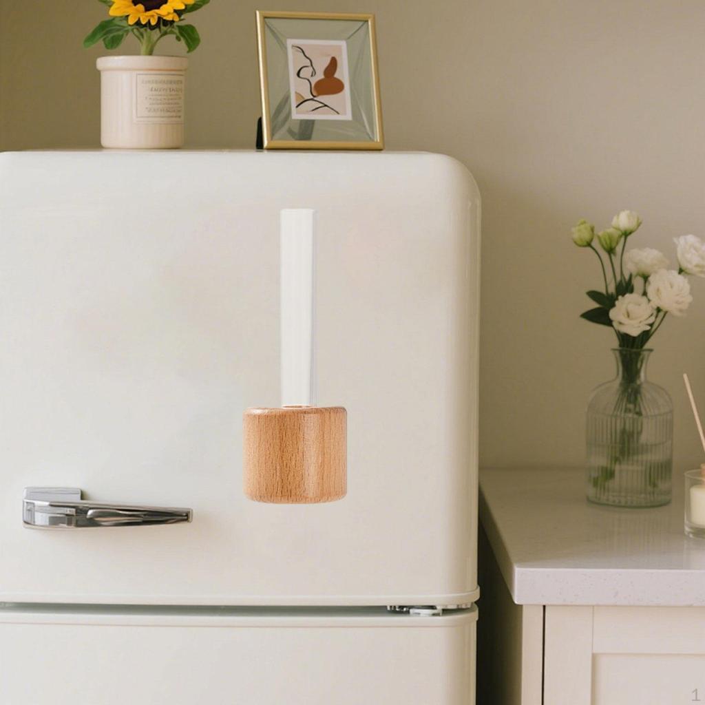 Test Tube Flower Vase Fridge Sticky Tiny Mini Glass Plant Pot for Housewarming Maps Restaurant