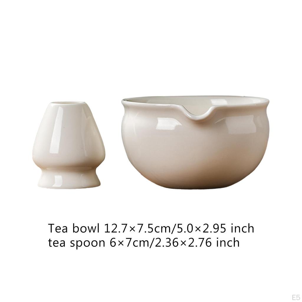 Коллекция японских чаш для матча с подставкой для венчика для ценителей чая