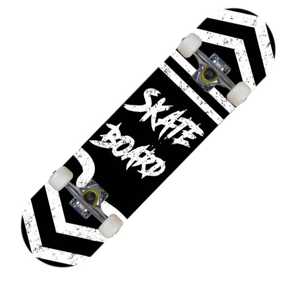 31-дюймовый уличный кленовый скейтборд для взрослых, четырехколесный скейтборд из сплава с двойным наклоном и принтом, длинная доска для начинающих, подростков
