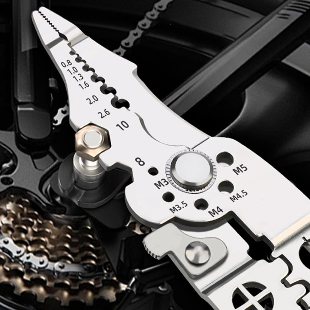 Плоскогубцы электрика высокой твердости Профессиональные электрические клещи для обжима проводов Инструмент для зачистки проводов Электрик