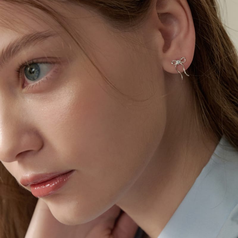 Tatiana (Серебро 925) Серьги-кубики с лентами Аннет EC3096