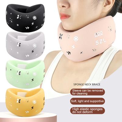 Фиксатор для шеи с эффектом памяти, боль в шее, позвоночник, облегчение давления, регулируемый шейный бандаж, портативный для мужчин