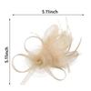 British Feather Headpiece Mesh Flower Hair Accessories Fashion Hair Hoop  Wedding Bride