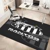 1pc Santos SFC logo Print Area Rug - Soft, Washable Non-Slip Indoor Mat, Living Room, Home Office Decorative Rug,Office Decorative