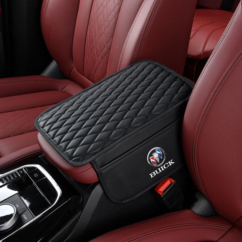 Для Buick Enclave Regal Lacrosse Encore Excelle Envision Автоаксессуары 1 шт. Кожаные Автомобильные Консоли Подушка на Подлокотник Автомобиля с Хранилищем Авто Стайлинг