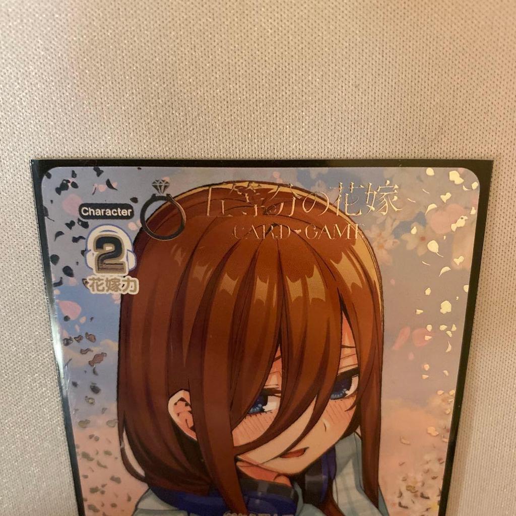 Used The Quintessential Quintuplets Card Game Nakano Miku Unfading Moment PRSP