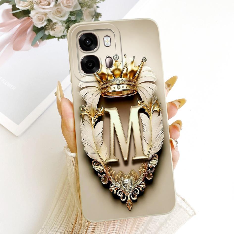 Чехол для OPPO A6s 4G 5G CPH2789 CPH2815 Модный с инициалами Мягкий силиконовый чехол для пары на телефон Для OPPO A6s A 6s OPPOA6s Funda