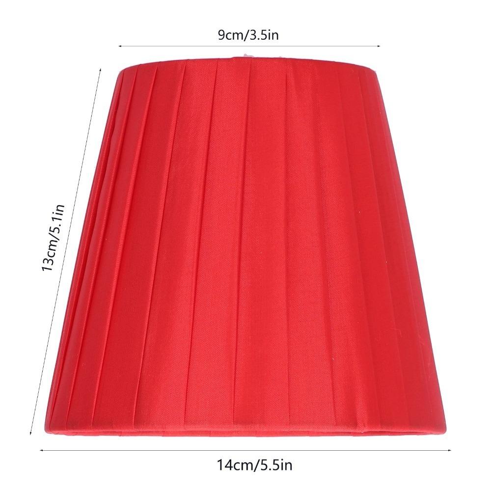 6PCS Clip On Design Cloth Lampshade Lightweight Wall Lamp Shade  Chandelier Replacement